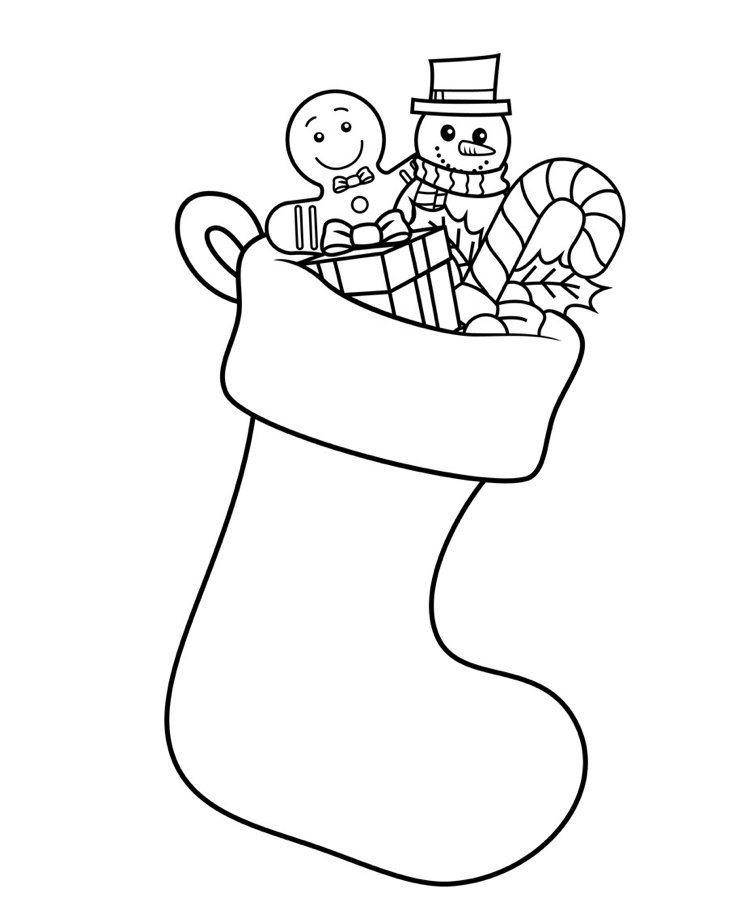 Šablóny zentangle Osnovy vianočných čižiem