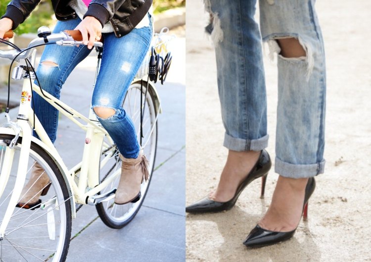 Roztrhané rifle si urobte sami