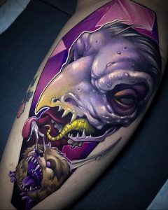 Vlasnik salona za tetoviranje - KELLY DOTY - insta - @kellydotylovessoup - Fotografija gotove tetovaže za web stranicu 5