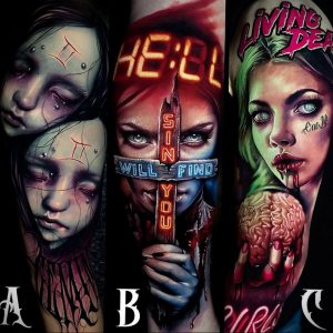 Vlasnik salona za tetoviranje - SAM BARBER - insta - @sambarbertattoo - Fotografija gotove tetovaže za web stranicu 4