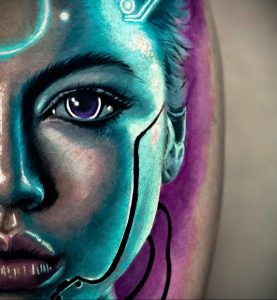 Vlasnik salona za tetoviranje - SAM BARBER - insta - @sambarbertattoo - Fotografija gotove tetovaže za web stranicu 2