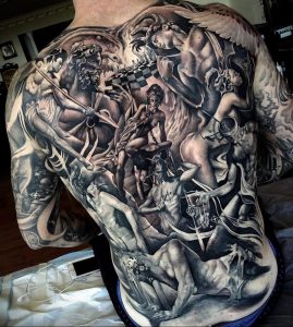 Vlasnik salona za tetoviranje - TENEILE NAPOLI - insta - @teneile_napoli - Fotografija gotove tetovaže za web stranicu 3