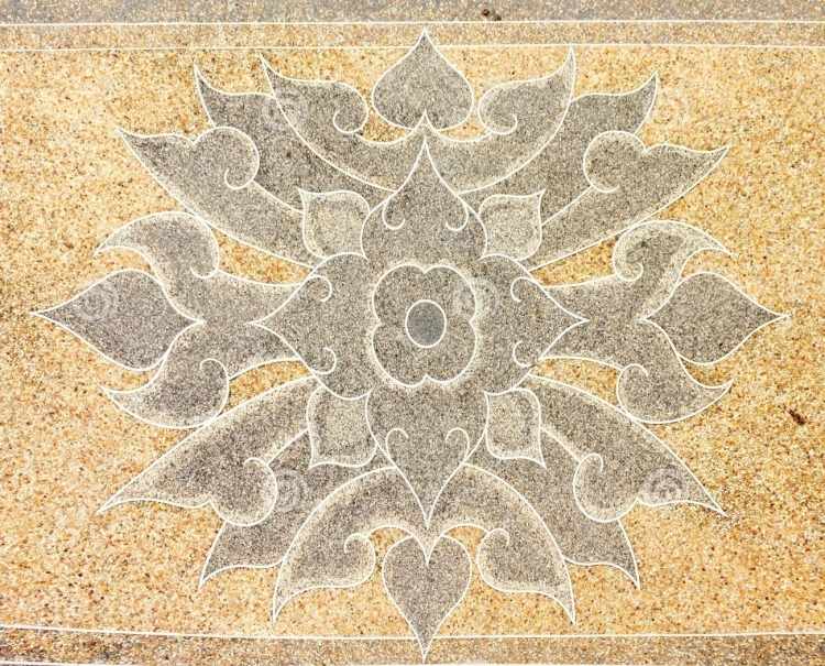 klasické vzory z rôznych farieb dekoratívneho štrku Okrasný štrk v záhrade -kamenné kamene-krásne-žltkasto-šedé-kamienky