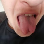 photo Snake tongue in man dated 02.02.2018 №001 - Snake tongue in man -
