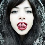 photo Snake tongue in man dated 02.02.2018 №003 - Snake tongue in man -