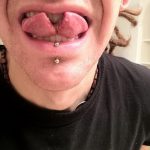 photo Snake tongue in man dated 02.02.2018 №010 - Snake tongue in man -