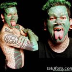 photo Snake tongue in man dated 02.02.2018 №012 - Snake tongue in man -