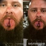 photo Snake tongue in man dated 02.02.2018 №015 - Snake tongue in man -