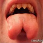 photo Snake tongue in man dated 02.02.2018 №019 - Snake tongue in man -