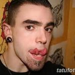 photo Snake tongue in man dated 02.02.2018 №043 - Snake tongue in man -