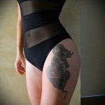 kígyó comb tetoválás 2