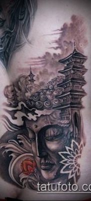 A buddhista tetoválás száma 842 - a kép hűvös változata, amely sikeresen használható felülvizsgálatra és tetoválás buddhista csomóként történő alkalmazásra