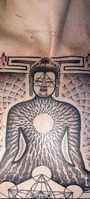 913 -as buddhista tetoválás - a minta hűvös változata, amely sikeresen használható felülvizsgálatra és alkalmazásra buddhista tetováló amulettekként