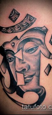 Buddhista tetoválásszám 319 - a minta érdekes változata, amely sikeresen használható buddhista stílusú tetoválásként történő feldolgozásra és alkalmazásra