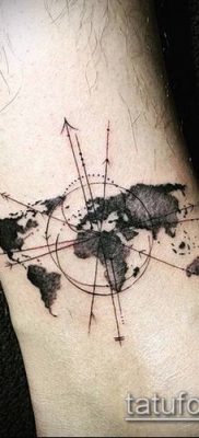 geometriai tetoválás 509. szám - a minta egyedi változata, amely könnyen használható geometriai minták átalakítására és alkalmazására tetoválásként lányoknak