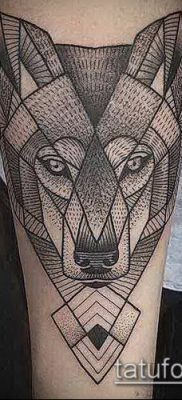 geometriai tetoválás №996 - a minta méltó változata, amely könnyen használható geometriai vonalak átalakítására és alkalmazására tetoválásként