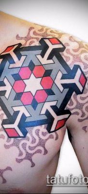 fotó tetoválás geometrikus (tetoválás) (érték) - példa rajz - 004