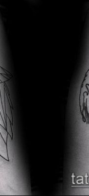 geometriai tetoválás # 590 - a minta hűvös változata, amely sikeresen használható geometriai tetoválásként a karon történő átalakításra és alkalmazásra