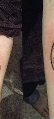 foto håndpoke tatovering dateret 11/22/2017 №050 - tatovering med håndtaske -