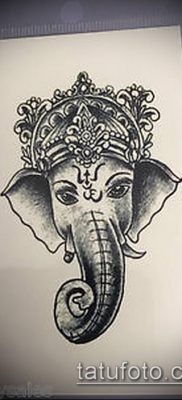 Fotó indiai tetoválás (jelentése) - példa rajz - 001