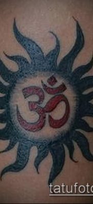 Fotó indiai tetoválás (jelentése) - példa rajz - 003