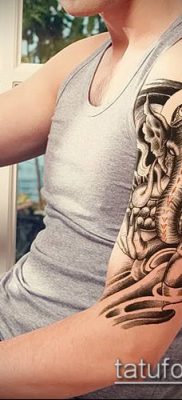 Fotó indiai tetoválás (jelentése) - példa rajz - 007