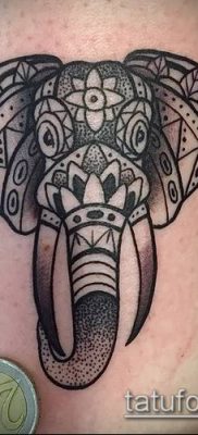 Fotó indiai tetoválás (jelentése) - példa rajz - 008