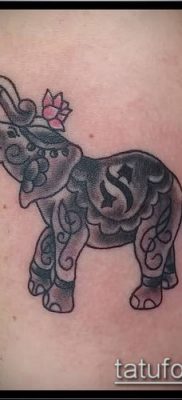 Fotó indiai tetoválás (jelentése) - példa rajz - 012