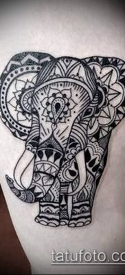 Fotó indiai tetoválás (jelentése) - példa rajz - 022