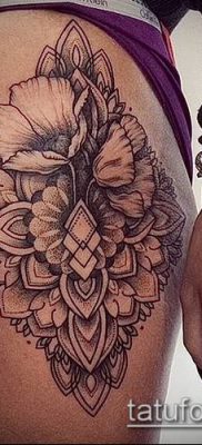 Fotó indiai tetoválás (jelentése) - példa rajz - 028