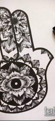 Fotó indiai tetoválás (jelentése) - példa rajz - 032