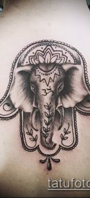 Fotó indiai tetoválás (jelentése) - példa rajz - 037