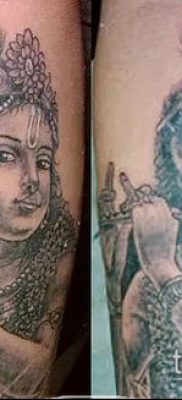 Fotó indiai tetoválás (jelentése) - példa rajz - 045