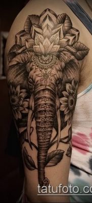 Fotó indiai tetoválás (jelentése) - példa rajz - 046