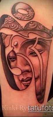 Fotó indiai tetoválás (jelentése) - példa rajz - 047