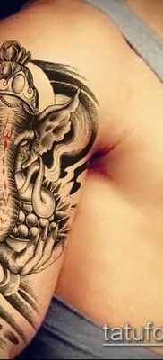 Fotó indiai tetoválás (jelentése) - példa rajz - 060