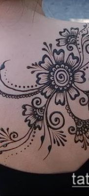 Fotó indiai tetoválás (jelentése) - példa rajz - 064