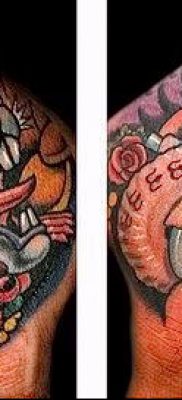 Fotó indiai tetoválás (jelentése) - példa rajz - 069