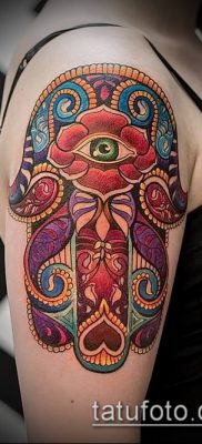 Fotó indiai tetoválás (jelentése) - példa rajz - 078