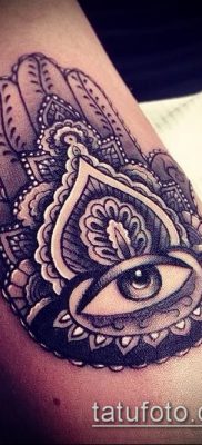 Fotó indiai tetoválás (jelentése) - példa rajz - 080