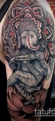 Fotó indiai tetoválás (jelentése) - példa rajz - 090