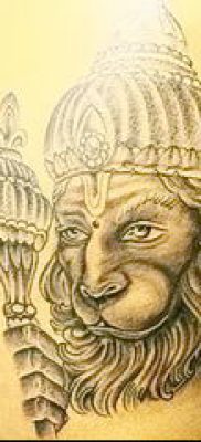 Fotó indiai tetoválás (jelentése) - példa rajz - 097