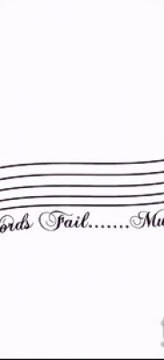 Fotó zenei tetoválásról - 19062017 - példa - 119 zenei tetoválás -