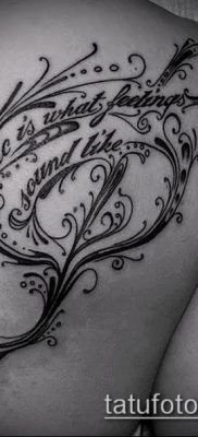 Fotó zenei tetoválásról - 19062017 - példa - 123 zenei tetoválás -