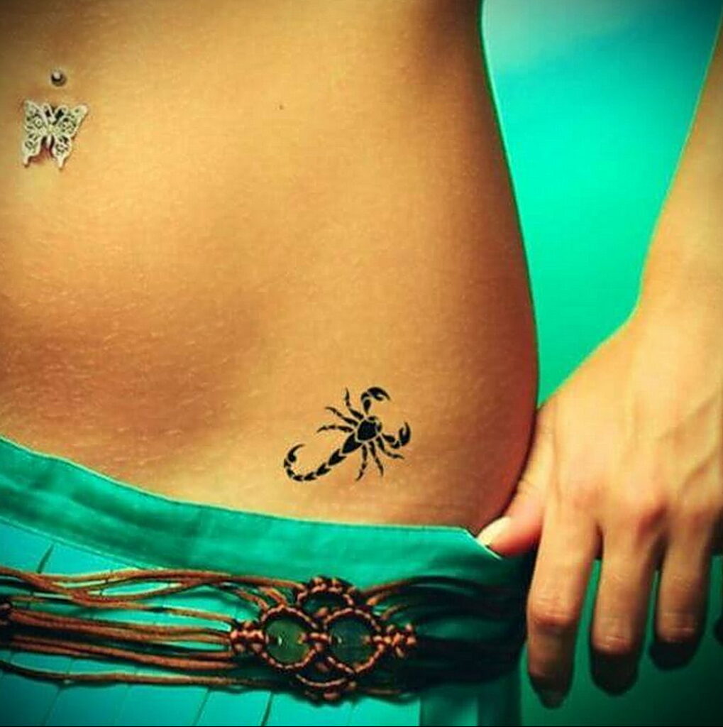 Photo of the scorpio zodiac tattoo 01/16/2021 №0032 -scorpio zodiac tattoo-