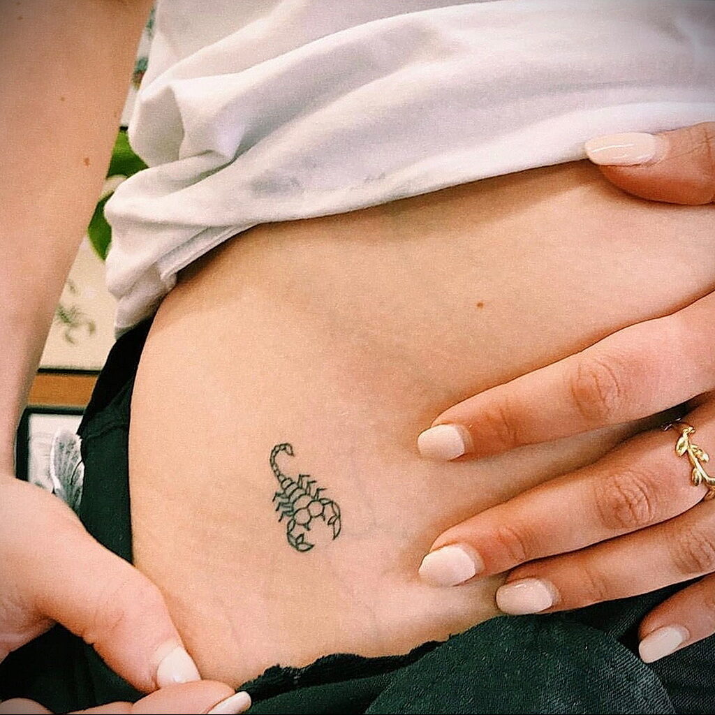 Photo of mini scorpion tattoo 16.01.2021 №0022 -mini scorpion tattoo-