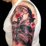 صورة للساعة والوشم الغراب 19.01.2021 №0006-وشم على مدار الساعة-