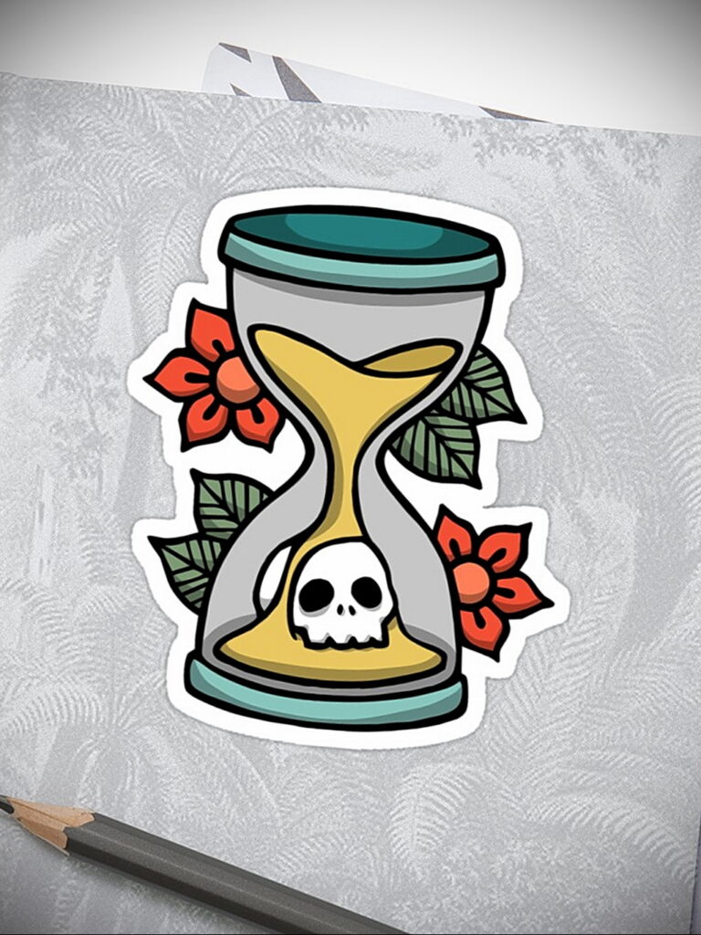 صورة من وشم الساعة الرملية 01/19/2021 №0183-وشم الساعة الرملية-