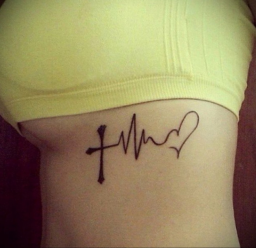 صورة لشم القلب وخط النبض 02/04/2021 №0028 - وشم نبض القلب -