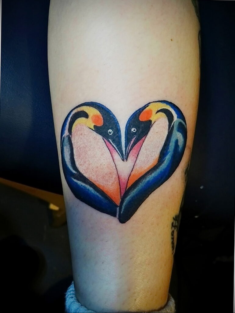 صورة لشم القلب مثال للرسم 09.02.2021 №0126 - وشم القلب -